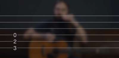 how to read tabs with stacked notes