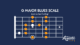 G Major Blues Scale