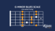 G Minor Blues Scale